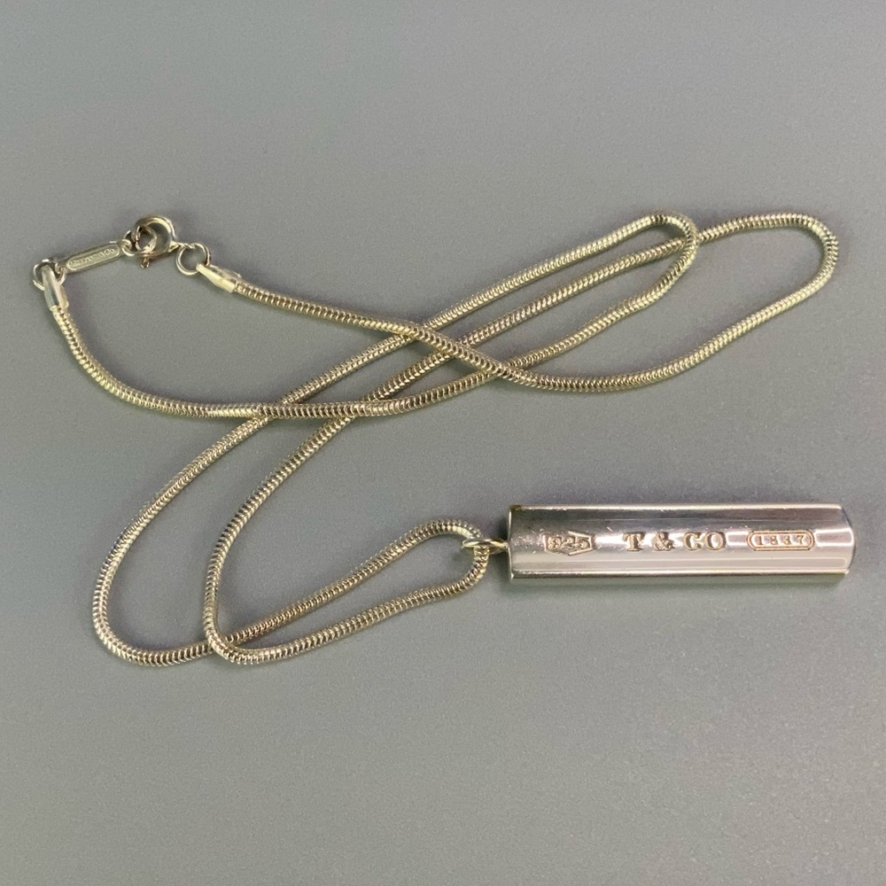 ๐๐
พ๐
ป๐
ณ Auth Tiffany 1837 Pendant Necklace AG925 - Picture 4 of 7